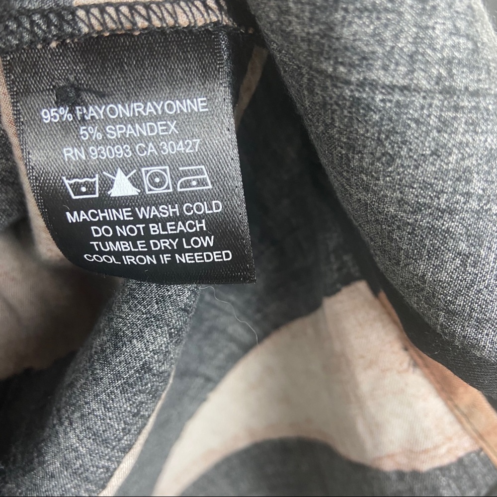 NIC+ZOE Abstract Animal Print Front Twist Top - Picture 12 of 15